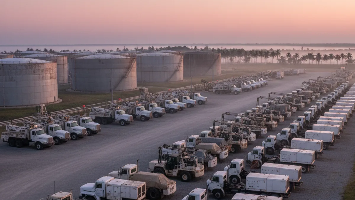 Editorial image: Idle oilfield equipment awaiting restart - Venezuela cancels $6.6M Halliburton asset auction after U.S. intervention