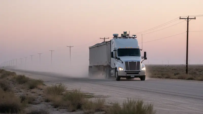 Autonomous Trucks Are Already Hauling Frac Sand in the Permian - FieldNews