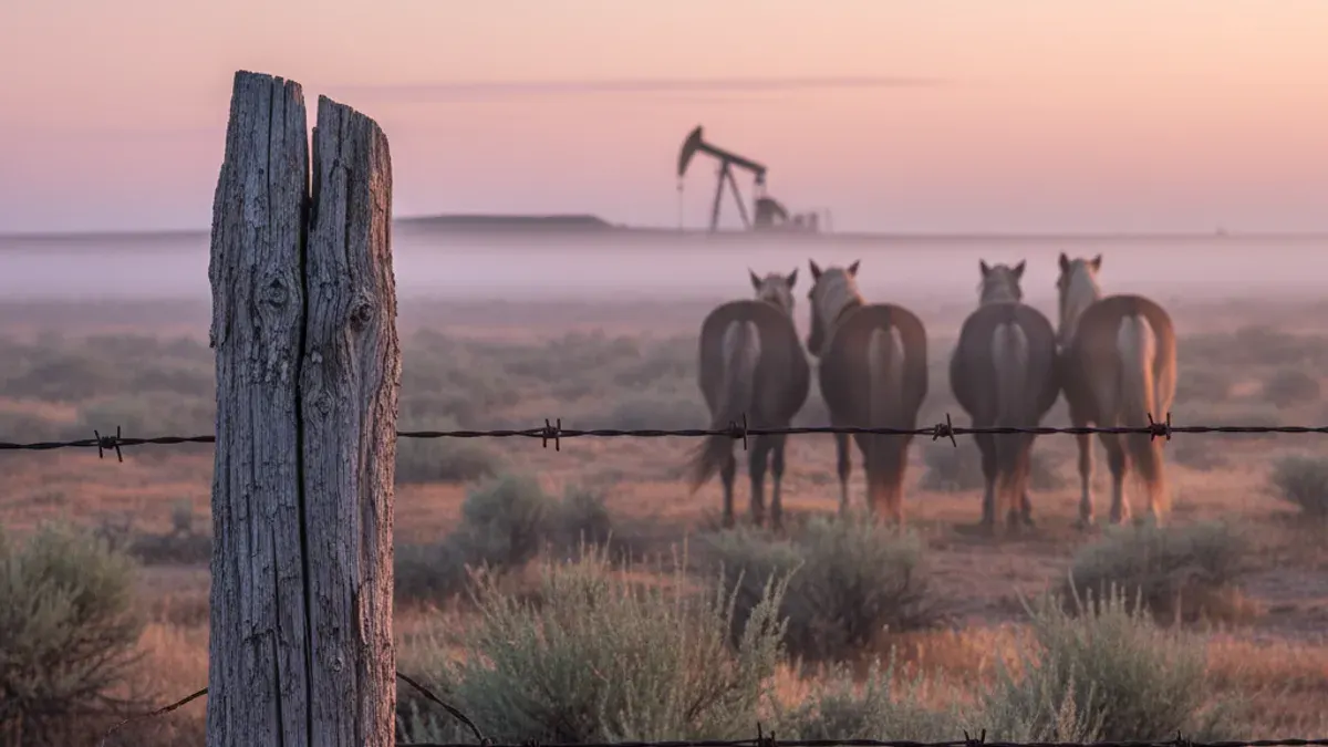 Editorial image: Mustangs and oil country - BLM Plans to Round Up 1,100 Wild Horses in Colorado, Affecting Shared Public Land