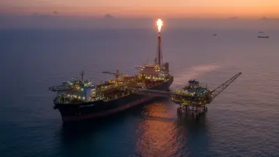 Editorial image: Deepwater FPSO dusk aerial - Eni Plans 23-Well Deepwater Campaign Offshore Indonesia