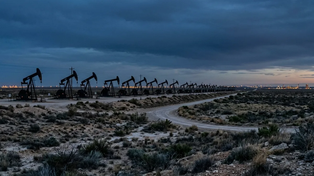 Editorial image: Permian pumpjack field dusk - EON Resources Lines Up 92-Well Permian Program After $2M Recompletion Campaign