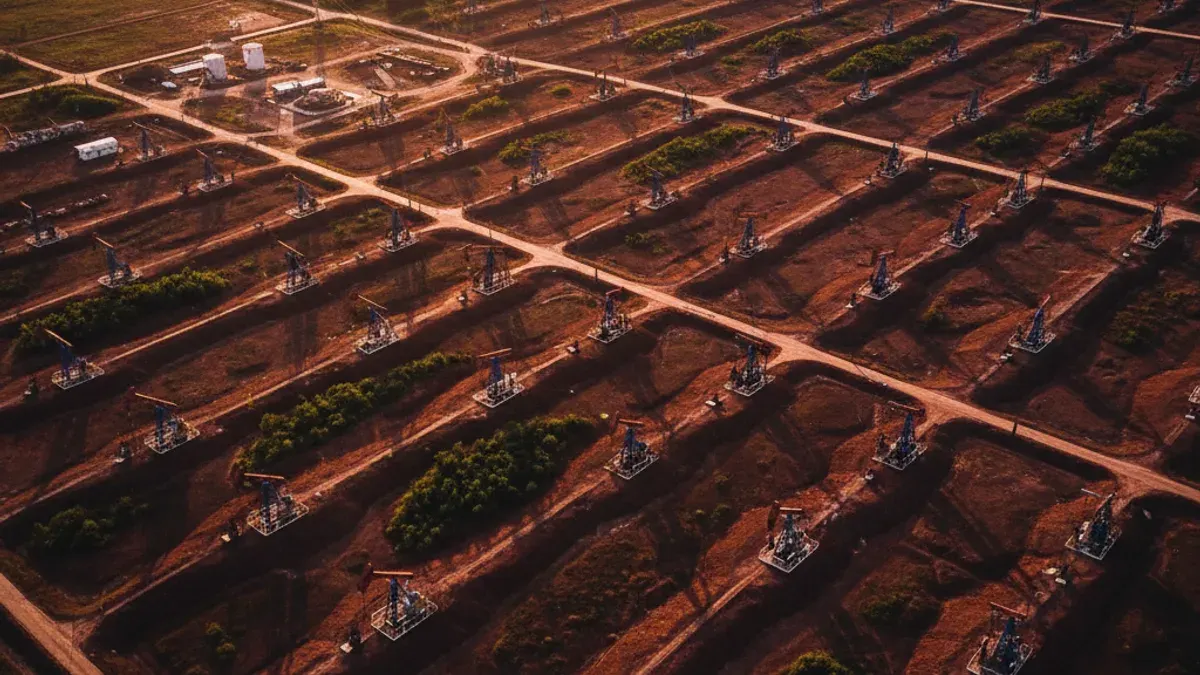 Editorial image: Aerial Colombian pumpjack field - Frontera Sells Colombian Oil Assets to Parex for $750 Million in Major Portfolio Shift