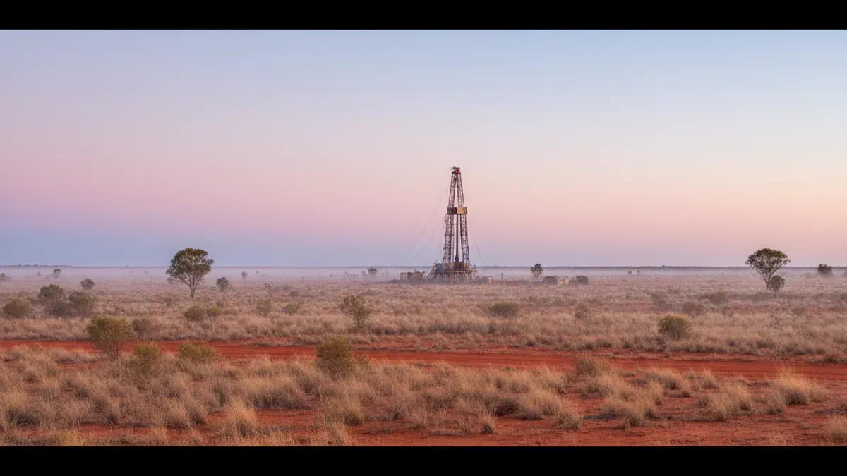 Editorial image: Beetaloo shale rig dawn - INPEX-Formentera JV Targets Beetaloo Shale With $208M Earn-In Deal