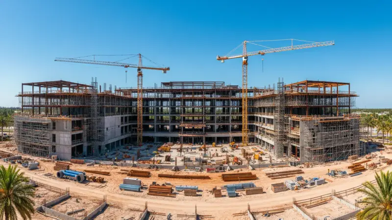 Skanska Reaches Topping Out on $435 Million Florida Hospital, Employs 56 Trade Partners - FieldNews
