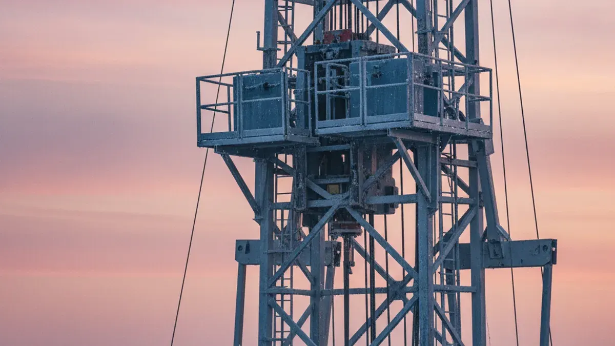 Editorial image: Dawn drilling rig close-up - Tourmaline Raises $250 Million Through Bond Issuance for Debt Reduction