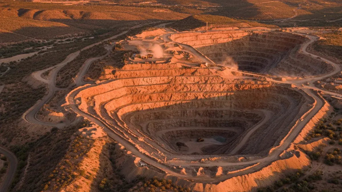 Editorial image: Aerial rare earth mine Texas - USA Rare Earth Buys Texas Mining Company for $73M, Plans 40K Tons Daily Output by 2030