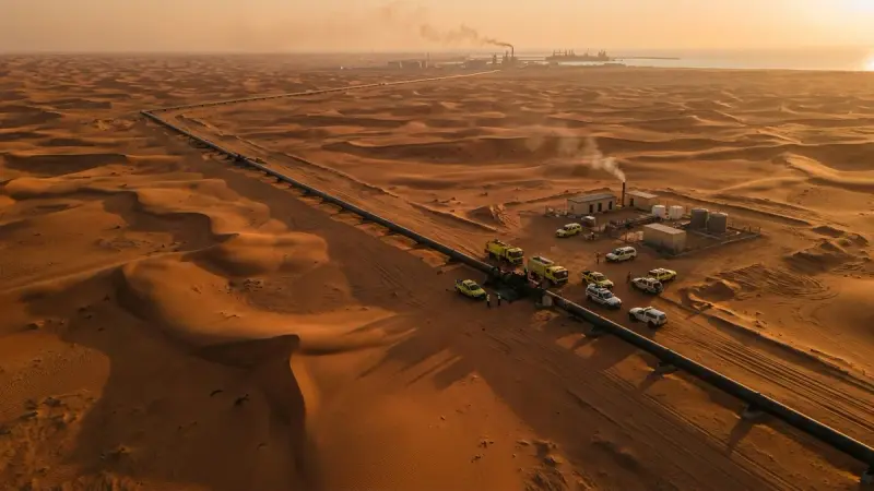 Drone Strike Cuts Saudi Pipeline Flow by 700,000 Barrels a Day, Export Impact Looms - FieldNews