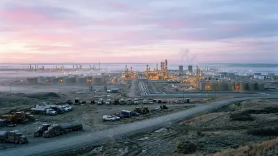 Editorial image: Dawn oil basin wide-landscape - EIA Sees Brent Peaking at $115/bbl in Q2 2026 as Hormuz Disruptions Tighten Supply