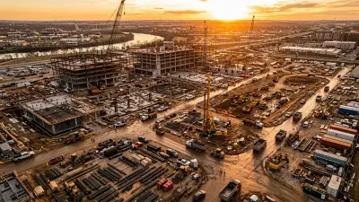 Editorial image: Aerial layered construction site - Newport Beach Contractor Ordered to Pay $468K After Federal Wage Theft Investigation