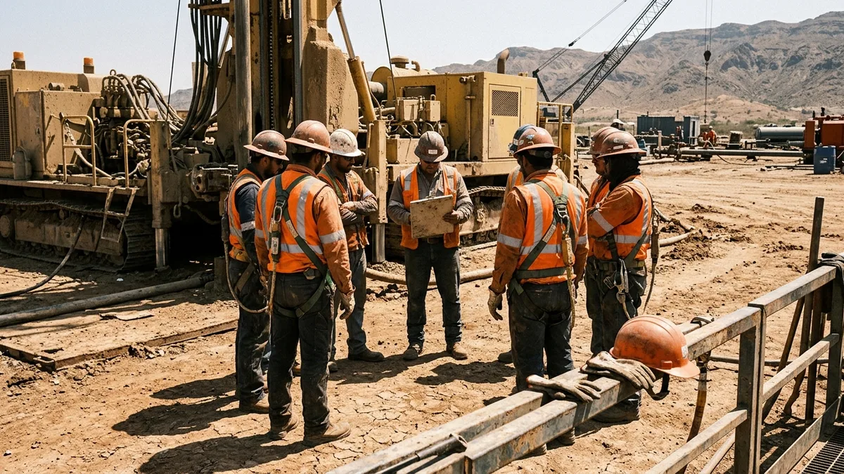 Editorial image: Workers safety briefing site - OSHA Enforcement Budget Faces 13.5% Cut in Trump's FY2027 Proposal, Inspections Could Drop 27%