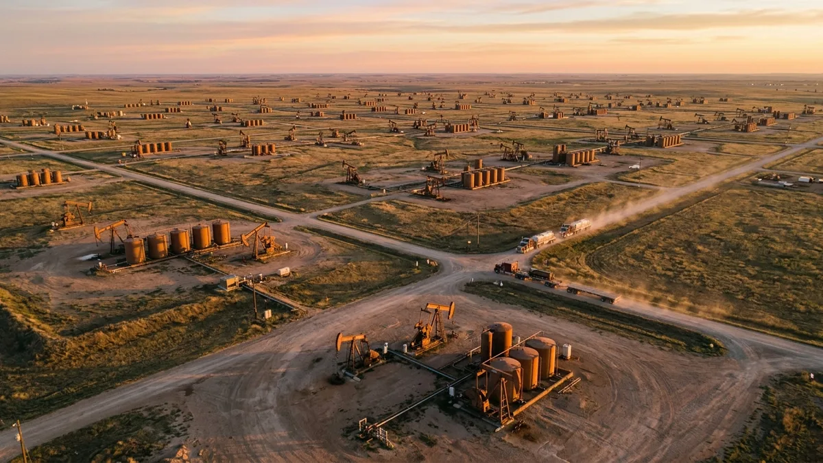 Editorial image: Anadarko basin handover aerial - Ovintiv Closes $3 Billion Anadarko Sale, Eyes Debt Paydown