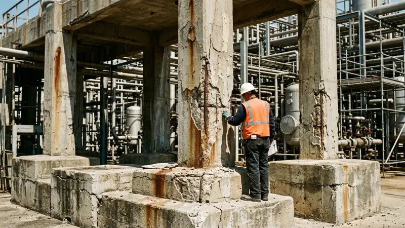Aging Concrete in US Process Facilities Signals Growing Repair Demand for Field Services - FieldNews