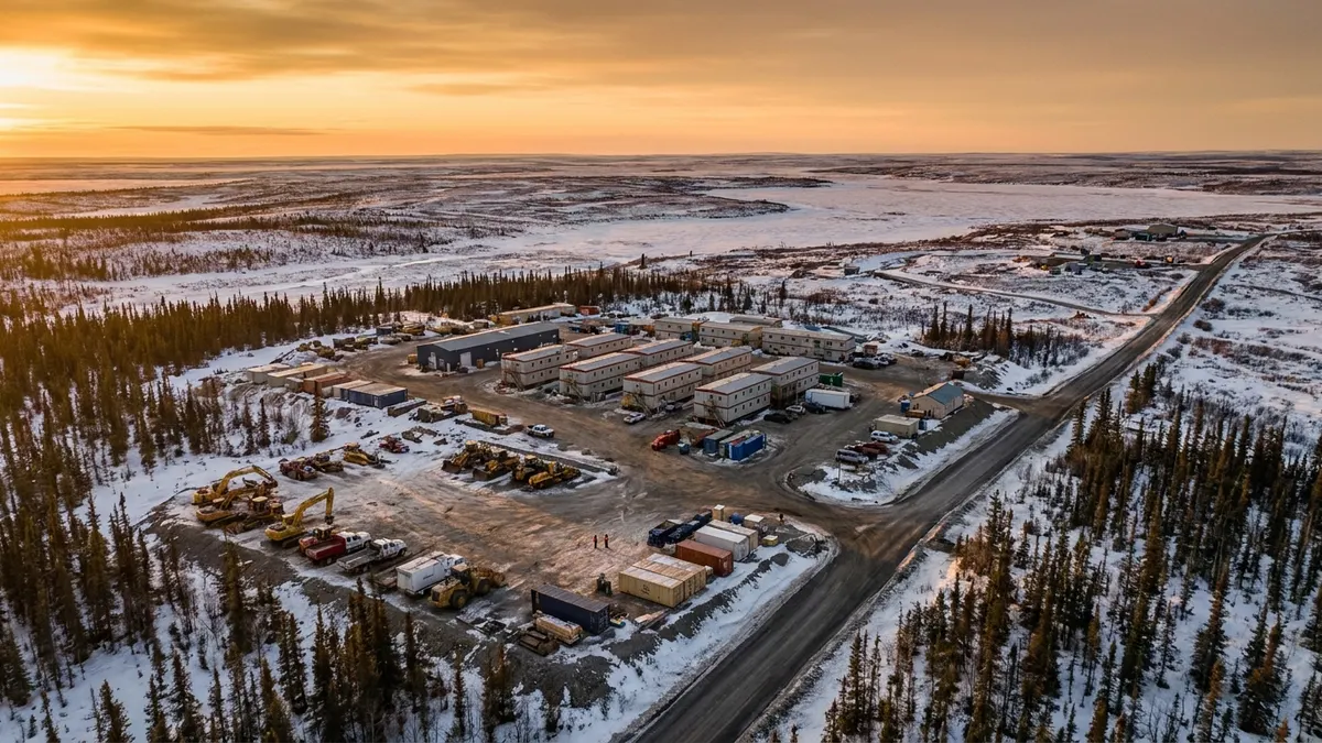Editorial image: Arctic workforce camp aerial - Canada's Northern Build-Out Needs Skilled Trades Now — Subcontractors Who Plan Ahead Will Win the Work
