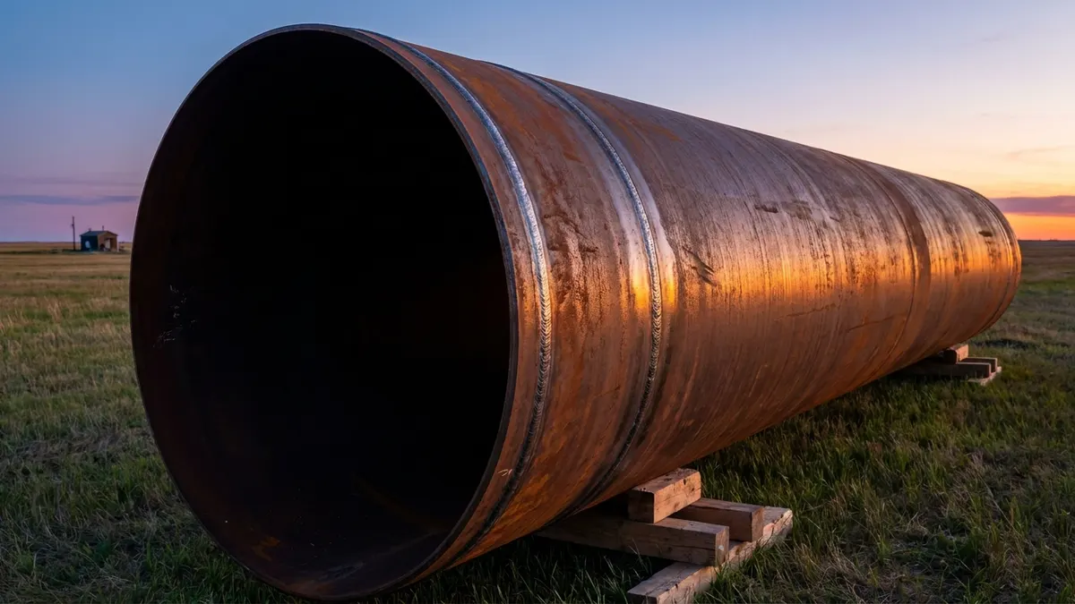 Editorial image: Pipeline steel awaiting commitment - South Bow Secures 20-Year Commitments for Prairie Connector Crude Pipeline