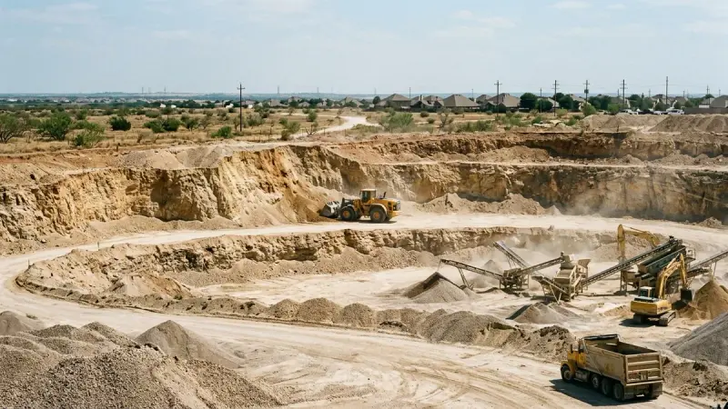 Texas Aggregate Reserve Access Is Tightening as Growth Outpaces Supply - FieldNews