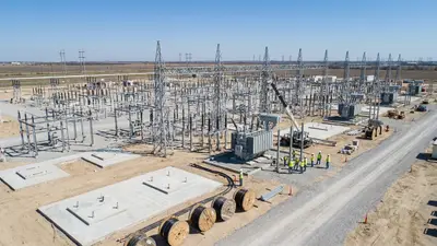 Editorial image: Aerial substation construction boom - AI's Power Hunger Is Creating a Construction Boom Subcontractors Can't Afford to Miss