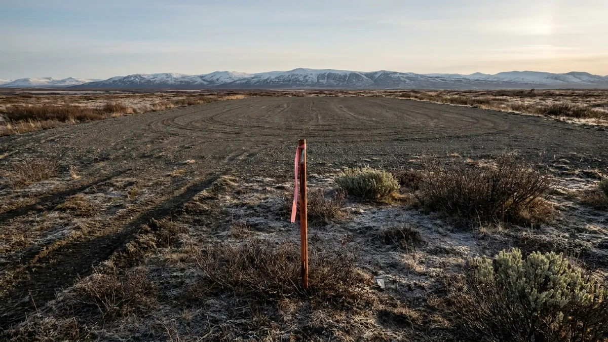 Editorial image: Empty ANWR staging ground - Arctic Refuge Lease Sale Draws Only Two Bidders as Major Operators Stay Away