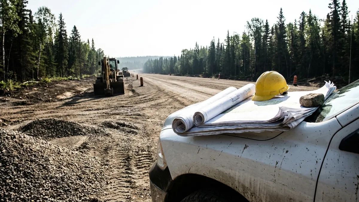 Editorial image: Remote northern highway approval - Canada Moves to Fast-Track Three Major Infrastructure Projects Under Building Canada Act