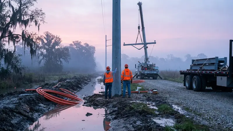 Cleco Launches Louisiana's Largest Grid Resiliency Push, Opening Door for Utility Construction Subs - FieldNews