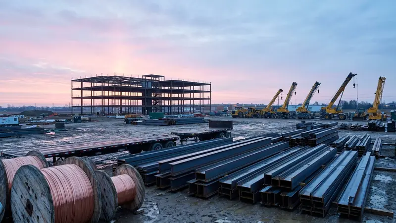 Construction Materials Prices Surge 2.6% in May, Nearly 10% Above Last Year - FieldNews