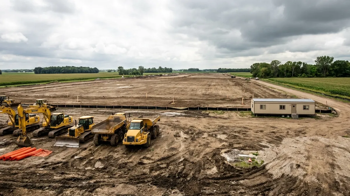 Editorial image: Stalled construction site injunction - Court Injunction Halts Google's Minnesota Data Center, Costing GC $5M in Delays