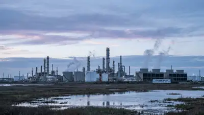 Editorial image: Petrochemical complex at dawn - ENR Industrial Construction Leads: Week of June 22, 2026