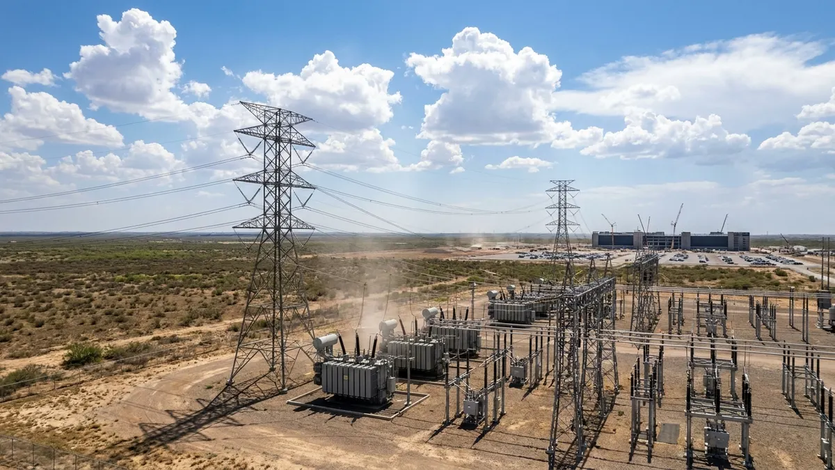 Editorial image: Texas grid expansion buildout - ERCOT Approves "Batch Zero" Large-Load Interconnection Process as 438 GW Queue Piles Up