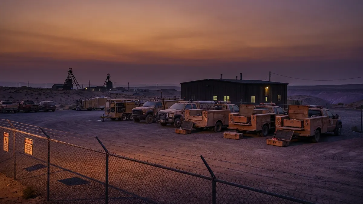 Editorial image: Empty mine rescue staging area - Federal Watchdog Says MSHA Unprepared for Simultaneous Mine Emergencies