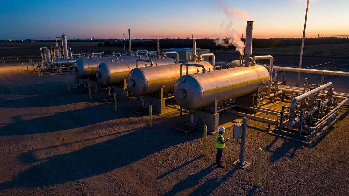 Editorial image: Aerial dusk ammonia gas monitoring - MSHA Warns Miners: Don't Rely on Smell Alone to Detect Ammonia