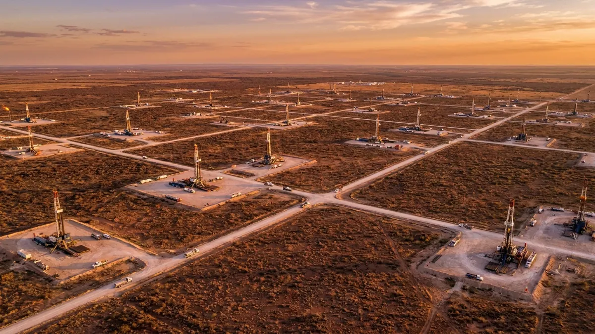 Editorial image: Permian Basin drilling scale aerial - Permian Basin Supports 940,000 Jobs, Projected to Hit 1.16 Million by 2050