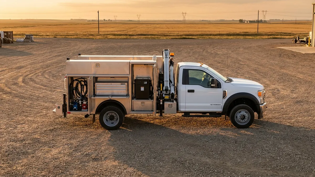Editorial image: Electric service truck power system - Stellar Industries Launches Emission-Free Hybrid Power Source for Service Trucks