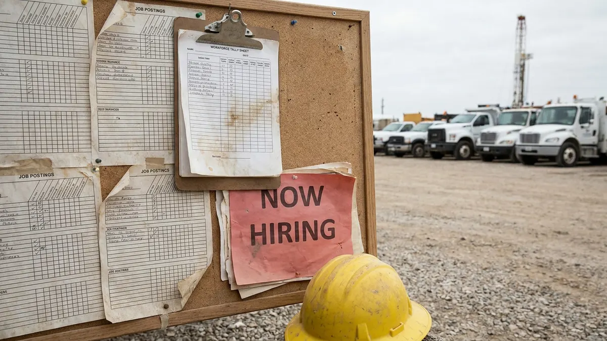 Editorial image: Oilfield hiring board surge - Texas Upstream Adds 4,100 Jobs in May, Led by Oilfield Services Surge