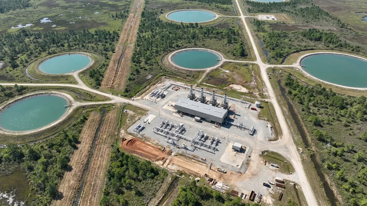Editorial image: Salt cavern storage facility aerial - Williams Gets FERC Green Light for Pine Prairie Natural Gas Storage Expansion in Louisiana
