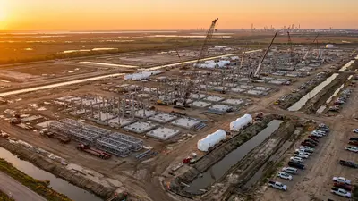 Editorial image: LNG site prep for module installation - Baker Hughes Adds Six More Liquefaction Blocks to CP2 LNG Scope