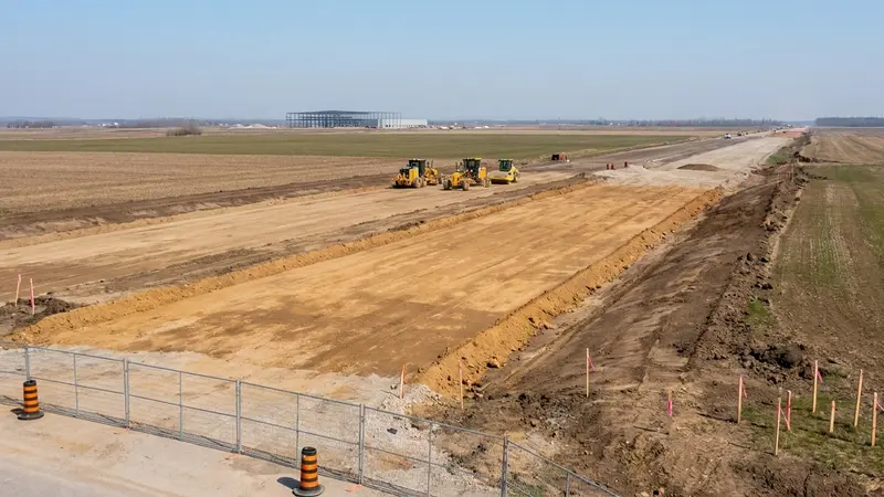 Highway 3 Expansion Breaks Ground to Link St. Thomas Gigafactory Corridor - FieldNews