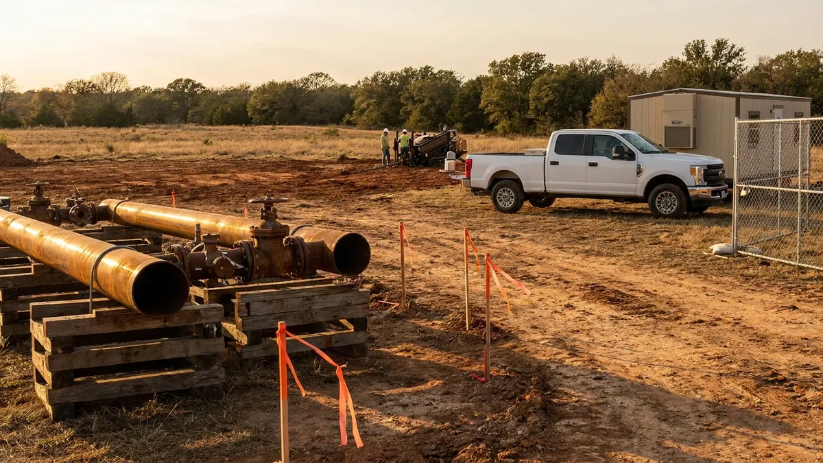Editorial image: New gas hub construction staging - Tailwater Backs Pickton Gas Storage as 35-Bcf Texas Project Reaches FID