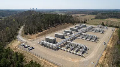 Editorial image: Aerial gas compressor station expansion - TC Energy Greenlights C$700M in Pipeline Expansions on Strong Q2