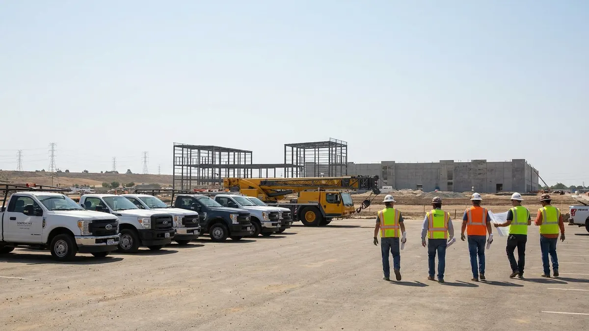 Editorial image: Data center construction financing mobilization - BofA's $250B Infrastructure Pledge Signals Financing Wave for Contractors