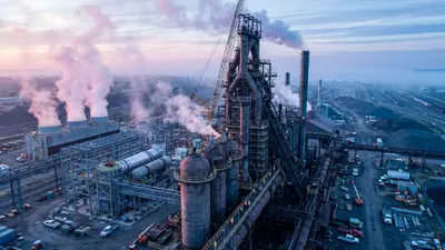 Editorial image: Steel plant blast furnace retrofit aerial - Cleveland-Cliffs' $1B Middletown Works Overhaul Locks In $500M DOE Grant