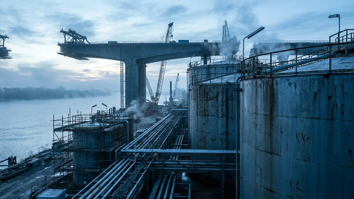 Editorial image: industry general - I-5 Bridge Megaproject Advances, Signaling Years of Subcontractor Work