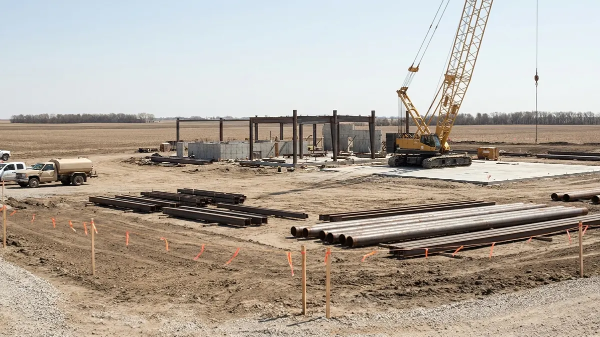 Editorial image: New Nebraska power plant construction groundwork - Nebraska's First New Power Plant in 20 Years Opens Bid Door for Subcontractors