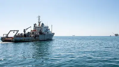 Editorial image: Survey vessel scouting future FLNG site - TDI-Brooks Lands Survey Deal for Delfin LNG's Floating Export Port