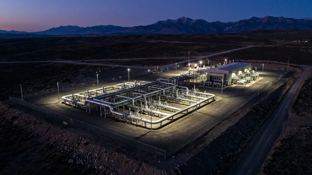 Editorial image: aerial pipeline compressor station at dusk - Western Midstream Operators Push for Faster Gas Pipeline Expansion