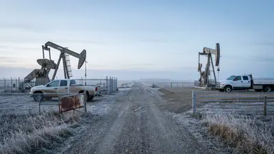 Editorial image: Two adjoining leases symbolize merger - Canadian Oilpatch M&A Surges Toward $30B+, Could Top 2017 Peak
