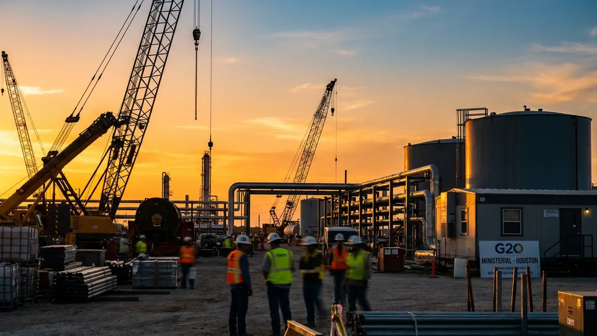 Editorial image: workforce general - G20 Ministerial in Houston Spotlights Permitting, Supply Chains for Oilfield Services