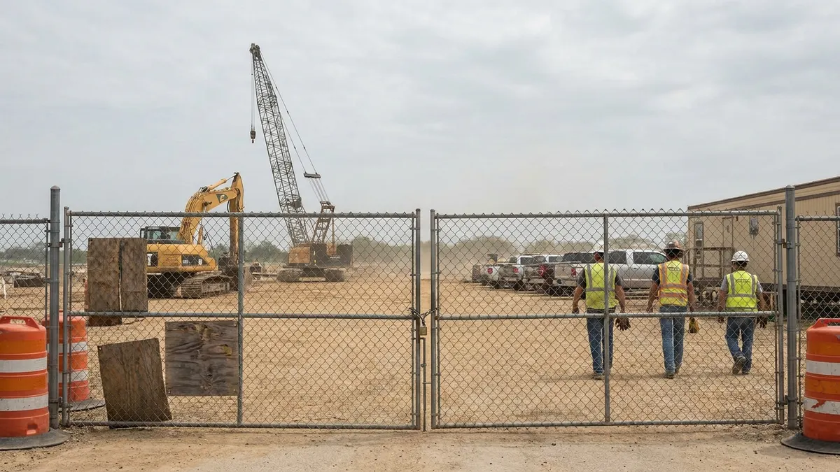 Editorial image: union labor returns to gated site - IUOE Local 150, Phoenix Construction Reach Labor Deal on Google's $832M Michigan City Data Center