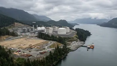 Editorial image: Kitimat LNG terminal expansion site - LNG Canada Phase 2 Could Get Green Light by Early October