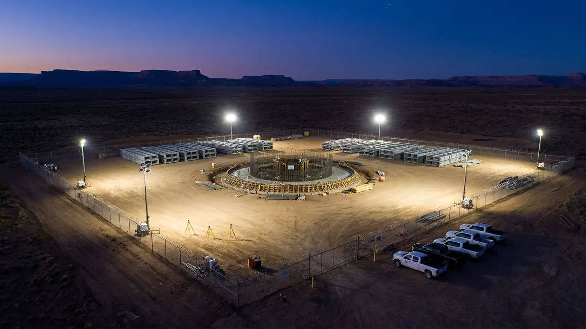 Editorial image: Nuclear SMR construction site twilight - SMR Deals Signal Early Nuclear Buildout Work for Certified Subs
