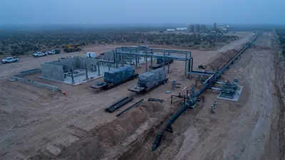 Editorial image: Compressor station expansion under construction - Summit Midstream Greenlights $100M Double E Pipeline Expansion in Delaware Basin