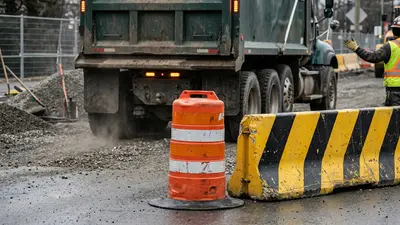 Editorial image: work zone barrier equipment boundary - Two Traffic Plans, One Work Zone: Closing the Safety Gap Subcontractors Miss